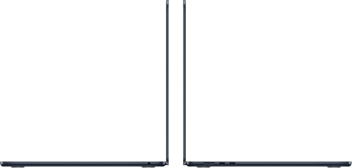 2023 Apple MacBook Air with Apple M2 Chip with 8-Core CPU/10-Core GPU (15-inch, 16GB RAM, 1TB SSD Storage) (QWERTY English) Midnight（Refurbished）